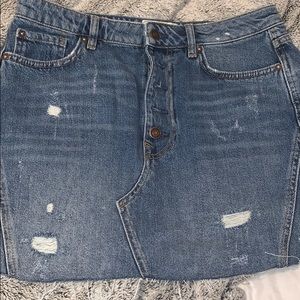 We the free denim skirt